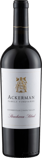 Bottle shot for 2023 Ackerman Stonehaven Blend Napa Valley