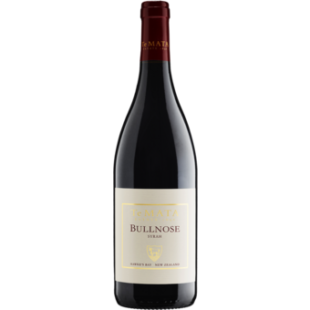 Bottle shot for 2020 Te Mata Bullnose Syrah