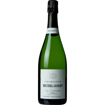 Bottle shot for 2020 Michel Gonet Extra Brut Blanc De Blancs '3 Terroirs'