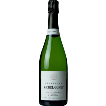 Bottle shot for 2020 Michel Gonet Extra Brut Blanc De Blancs '3 Terroirs'