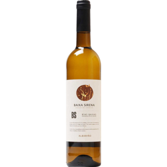 Bottle shot for 2025 Baixa Sirena Albarino Rias Baixas