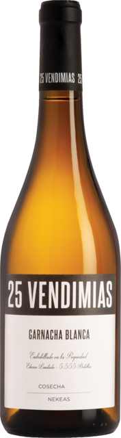 Bottle shot for 2022 Nekeas Garnacha Blanca '25 Vendimias'