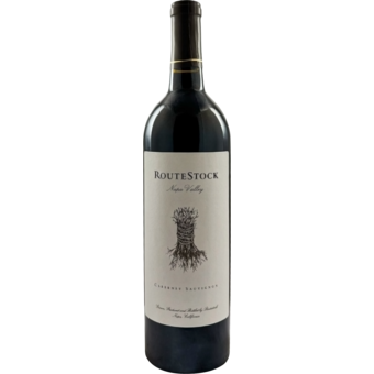 Bottle shot for 2024 Routestock Napa Cabernet Sauvignon