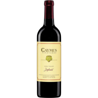 Bottle shot for 2022 Caymus Napa Zinfandel
