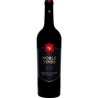 Bottle shot for 2024 Noble Vines 337 Cabernet Sauvignon