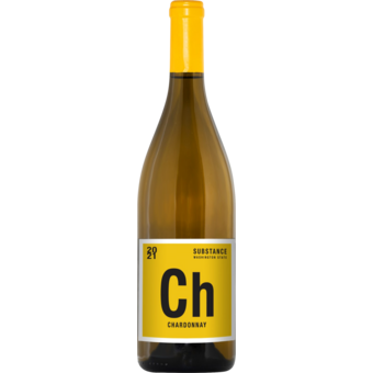 Bottle shot for 2023 Substance Ch Chardonnay