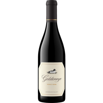 Bottle shot for 2023 Goldeneye Pinot Noir Anderson Valley