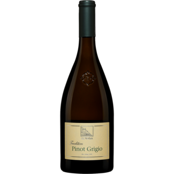 Bottle shot for 2025 Terlano Pinot Grigio