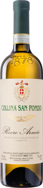 Bottle shot for 2025 San Ponzio Roero Arneis