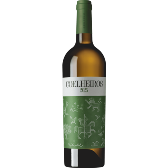 Bottle shot for 2025 Herdade De Coelheiros Branco (Arinto/Antao Vaz)