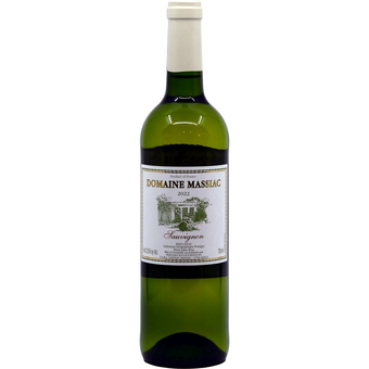 Bottle shot for 2025 Chateau Massiac Sauvignon Blanc Pays D'oc