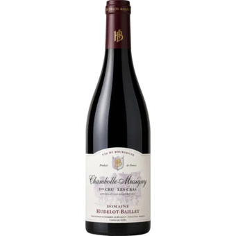 Bottle shot for 2024 Hudelot Baillet Chambolle Musigny Les Cras 1er Cru