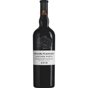 Bottle shot for 2018 Taylor Fladgate Vintage Port