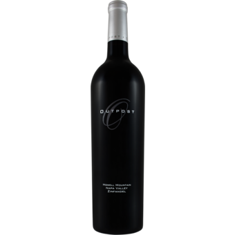 Bottle shot for 2023 Outpost Howell Mountain Zinfandel