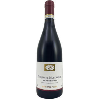 Bottle shot for 2022 Jean Marc Pillot Chassagne Montrachet Rouge Mes Vieilles Vignes