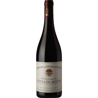 Bottle shot for 2024 Domaine Gour De Chaule Cotes Du Rhone Cuvee De La Vigneronne
