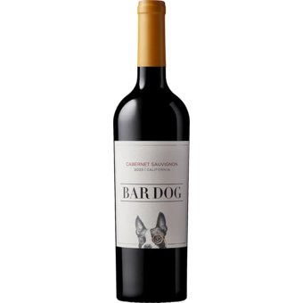 Bottle shot for 2023 Bar Dog Cabernet Sauvignon