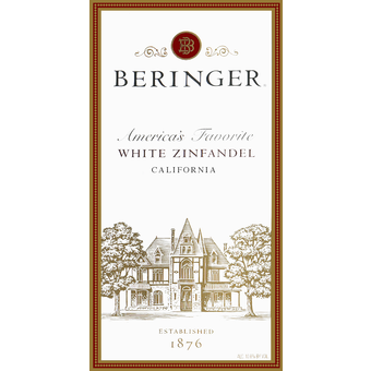 Label shot for 2010 Beringer White Zinfandel