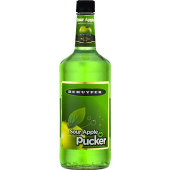 Bottle shot for  Dekuyper Pucker Sour Apple