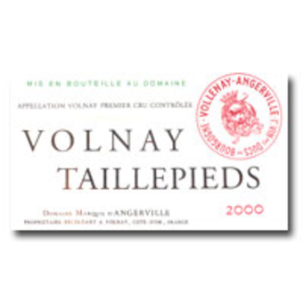 Label shot for 2000 D'angerville Volnay Taillepieds