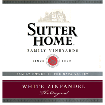 Label shot for 2010 Sutter Home White Zinfandel