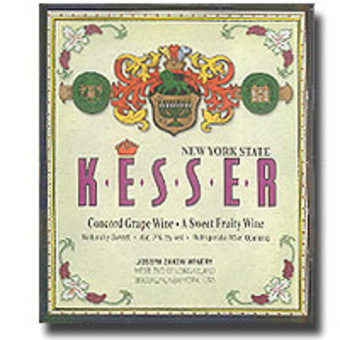 Label shot for  Kesser Concord Grape