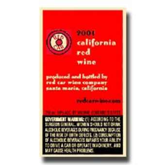 Label shot for 2002 Red Car Some Like It Red