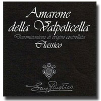 Label shot for 2000 San Rustico Amarone