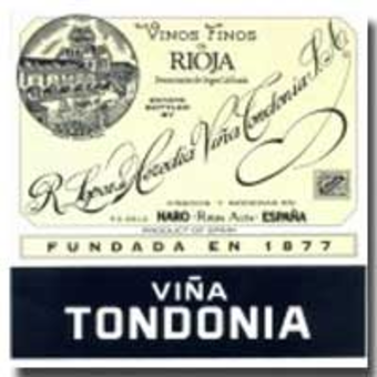 Label shot for 1985 Lopez De Heredia Vina Tondonia Rioja Gran Reserva