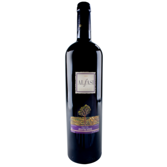 Bottle shot for 2011 Alfasi Malbec/ Syrah (U)