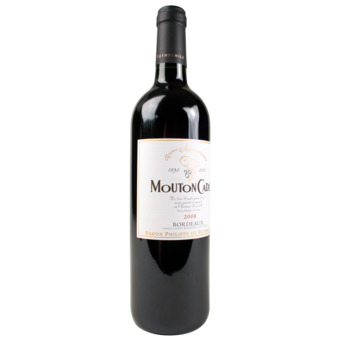 Bottle shot for 2009 Mouton Cadet Red