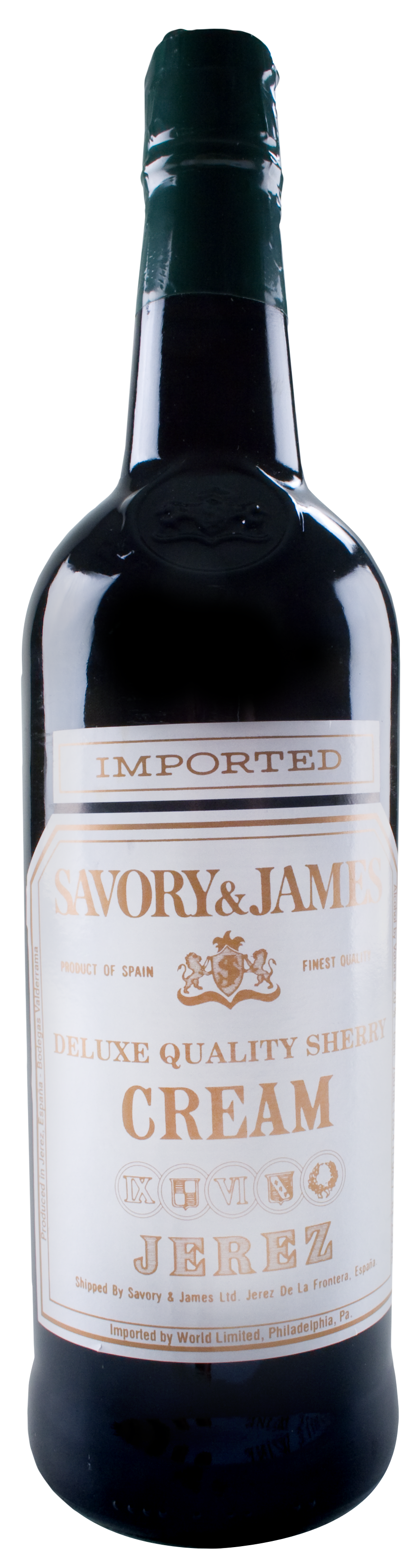 Savory & James Cream Sherry Wine Library