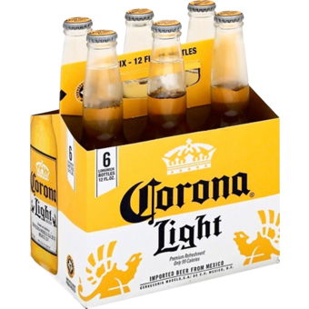 Bottle shot for  Corona Lt 6pk Btls