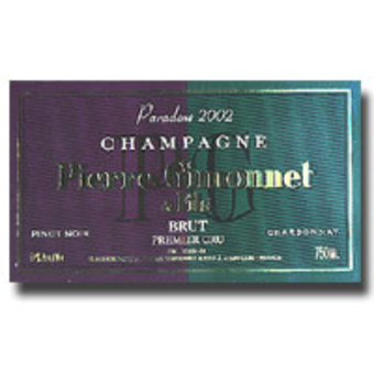 Label shot for 2002 Gimonnet Paradoxe Brut