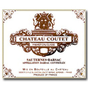 Label shot for 1998 Chateau Coutet