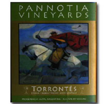 Label shot for 2005 Pannotia Torrontes