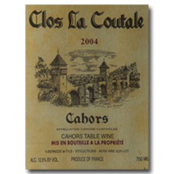 Label shot for 2004 Clos Coutale Cahors