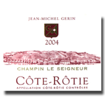 Label shot for 2004 Jean Michel Gerin Cote Rotie Champin Le Seigneur