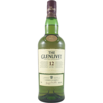 Bottle shot for  Glenlivet 12yr