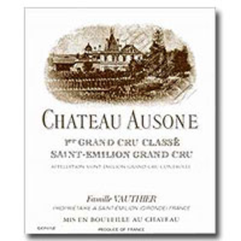 Label shot for 1998 Chateau Ausone