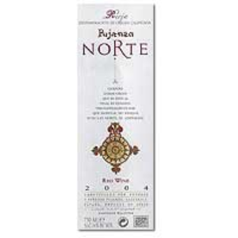 Label shot for 2004 Bodegas Pujanza Norte