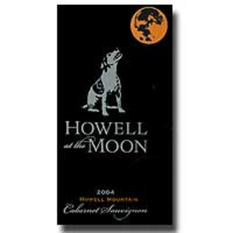 Label shot for 2004 Howell At The Moon Cabernet Sauvignon