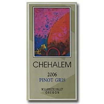 Label shot for 2006 Chehalem Pinot Gris