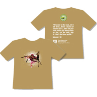 Label shot for  Wine Library Tv Limited Cherry Dead Deer Tee (Xl)