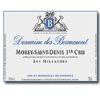 Label shot for 2005 Beaumont Morey St Denis Millandes