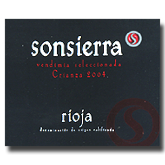 Label shot for 2004 Sonsierra Crianza Vendemmia Seleccionada
