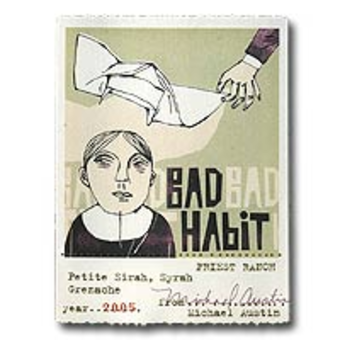 Label shot for 2005 Michael Austin Bad Habit