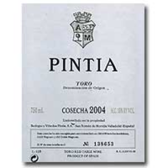 Label shot for 2004 Pintia Toro Tinto