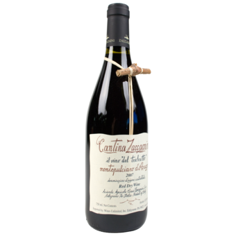 Bottle shot for 2008 Cantina Zaccagnini Montepulciano D'abruzzo