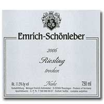 Label shot for 2006 Emrich Schonleber Qba Trocken Riesling